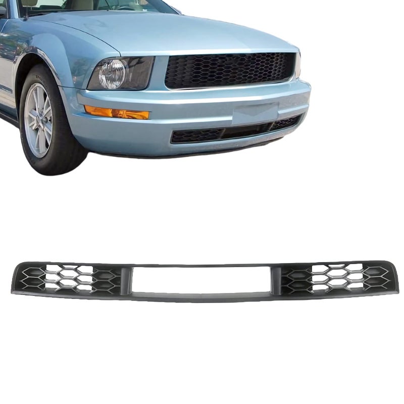 شبكة المصد الأمامي السفلي البديلة JustDrivably لسيارة فورد موستانج الطراز الأساسي V6 40L 2005-2009